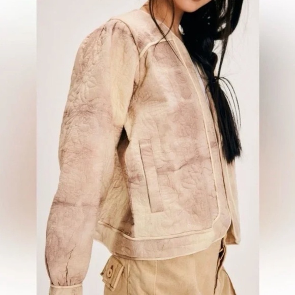 Free People x Llani Tie Dye Bomber Jacket *NWT* - Picture 3 of 6